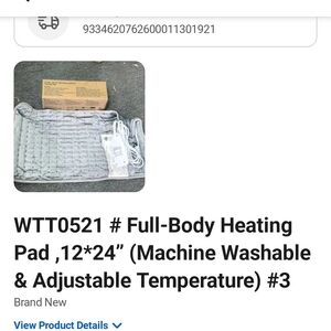 Gray Full-Body Heating Pad